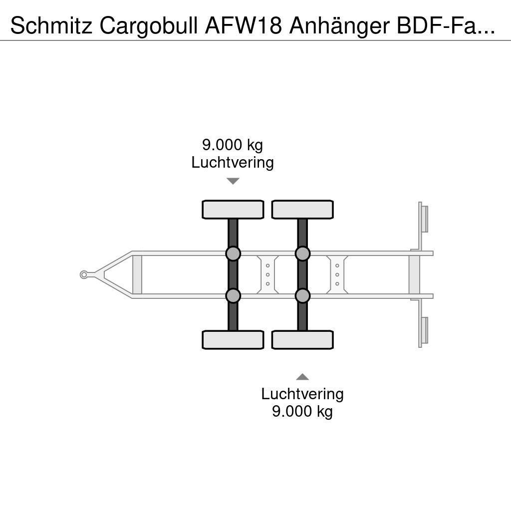 Schmitz Cargobull AFW18 Anhänger BDF-Fahrgestell Remorque porte container
