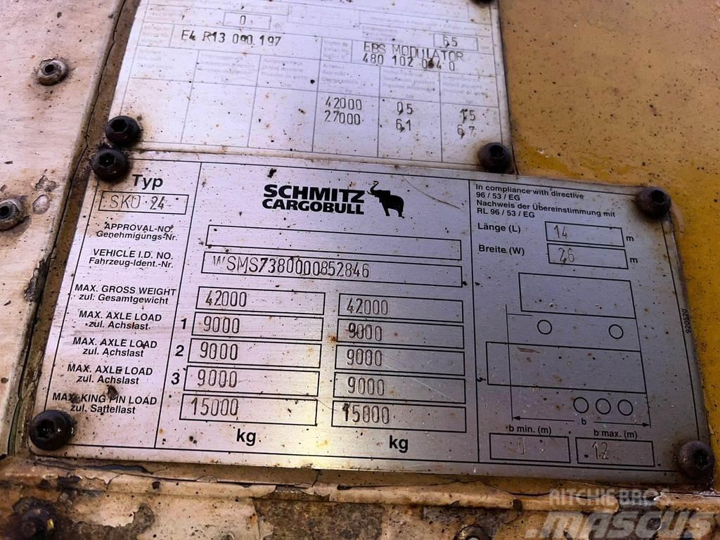 Schmitz Cargobull SKO 24 BOX L=13571 Semi remorque fourgon