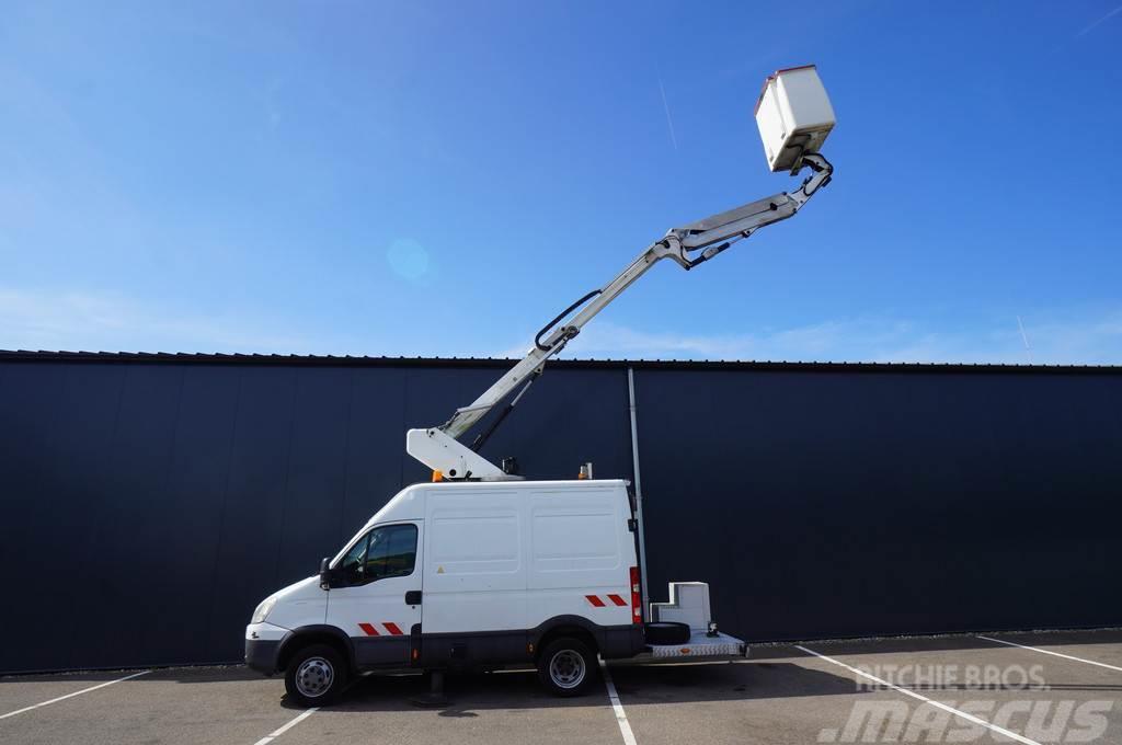 Iveco 50 C17 MANUAL WITH AERIAL PLATFORM Camion nacelle