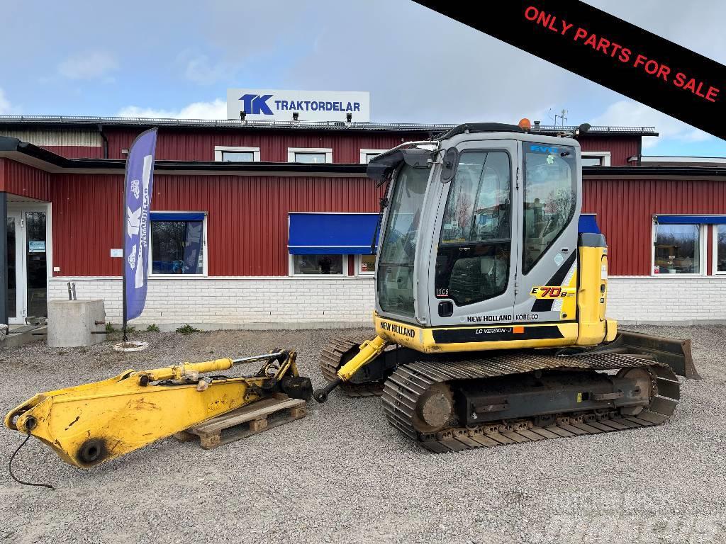 New Holland Kobelco E70B SR LC Dismantled: only spare parts Pelle sur chenilles
