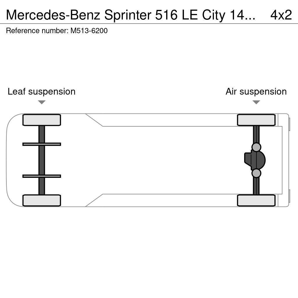 Mercedes-Benz Sprinter 516 LE City 14 PCS AVAILABLE / PASSANGERS Autobus urbain
