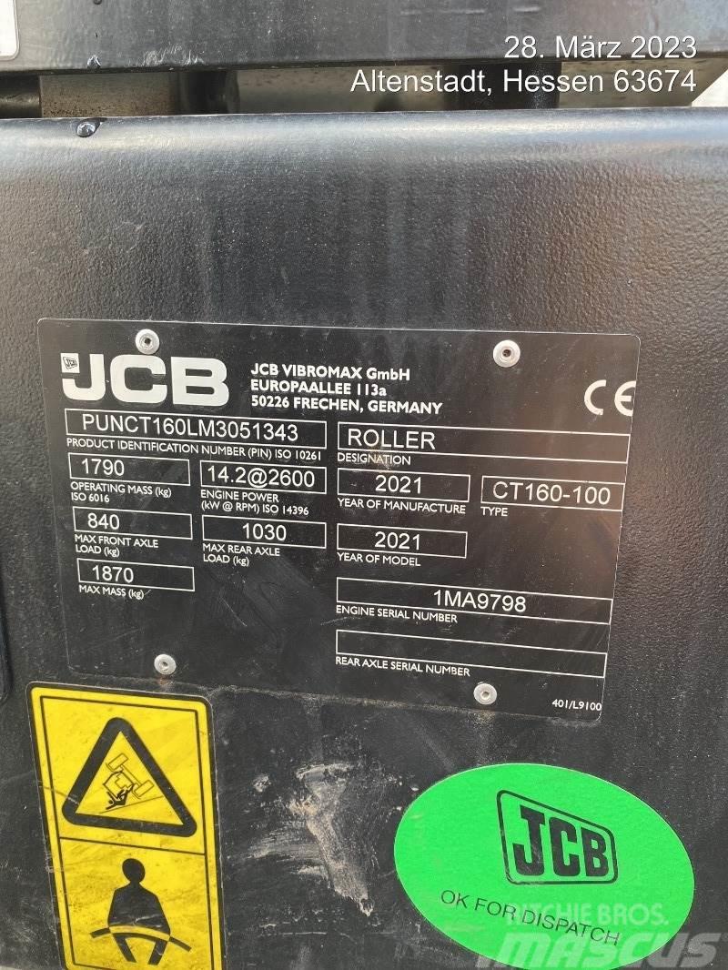 JCB CT160-100 Mini compacteur