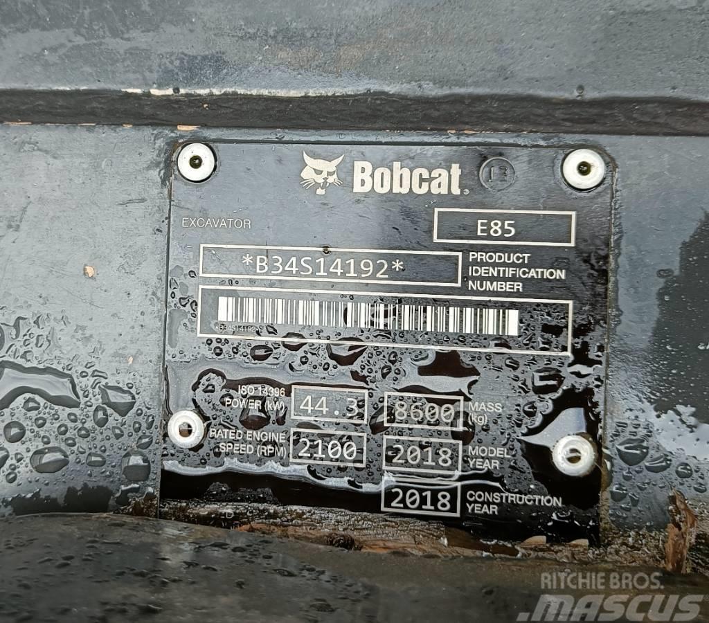 Bobcat E 85 / 8600kg / Mini pelle 7t-12t