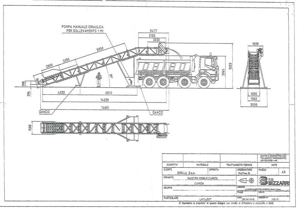  F.lli Bizzarri Nastro Trasportatore NTS80/15 Autre équipement souterrain