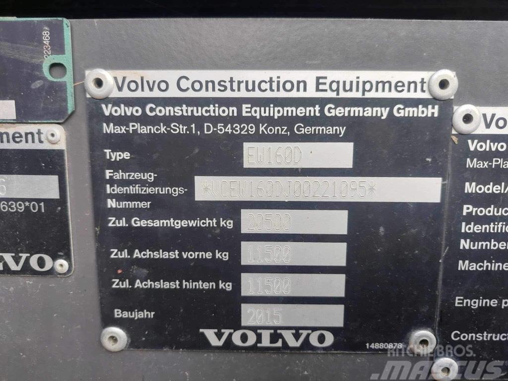 Volvo EW 160 D Pelle sur pneus