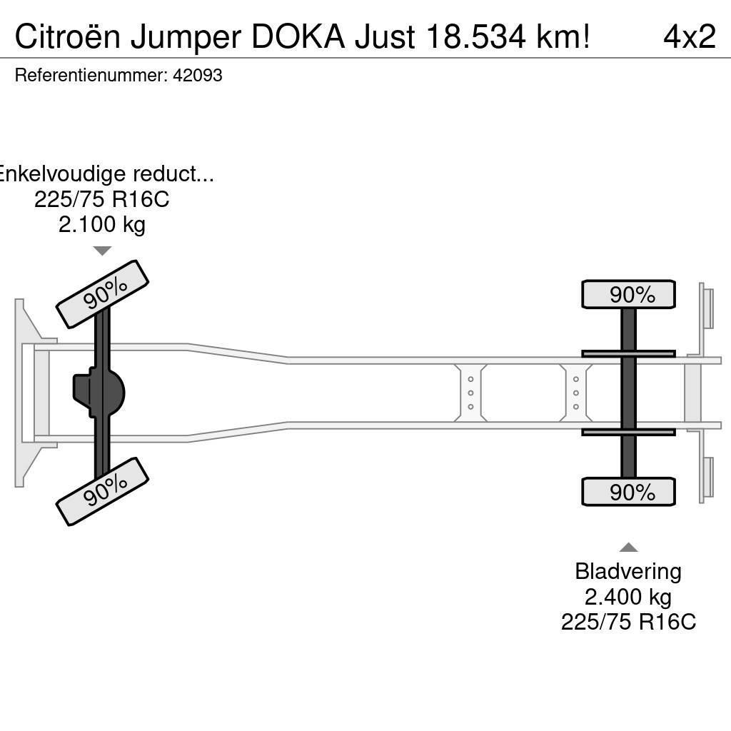 Citroën Jumper DOKA Just 18.534 km! Camion plateau
