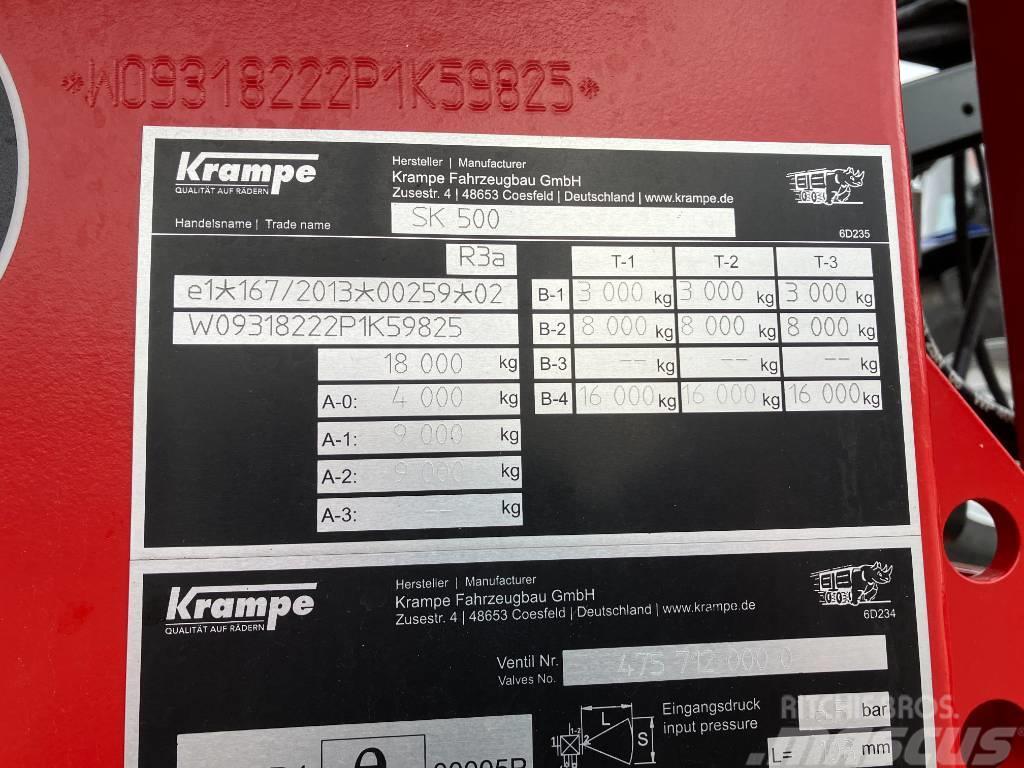 Krampe SK 500 Benne céréalière