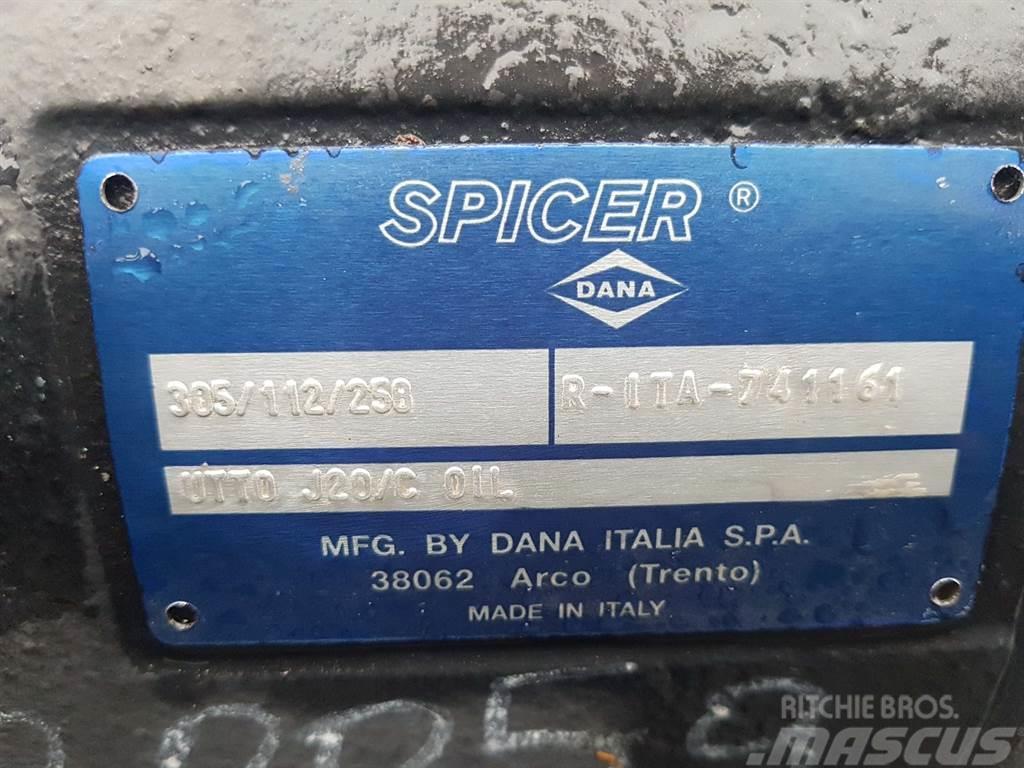 Fantuzzi SF60-EF1200-Spicer Dana 305/112/258-Axle/Achse/As Essieux