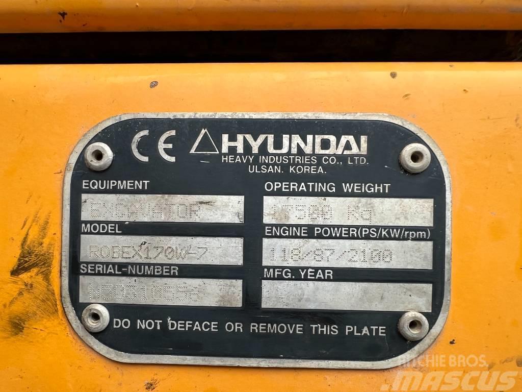 Hyundai R 170W-7 Pelle sur pneus