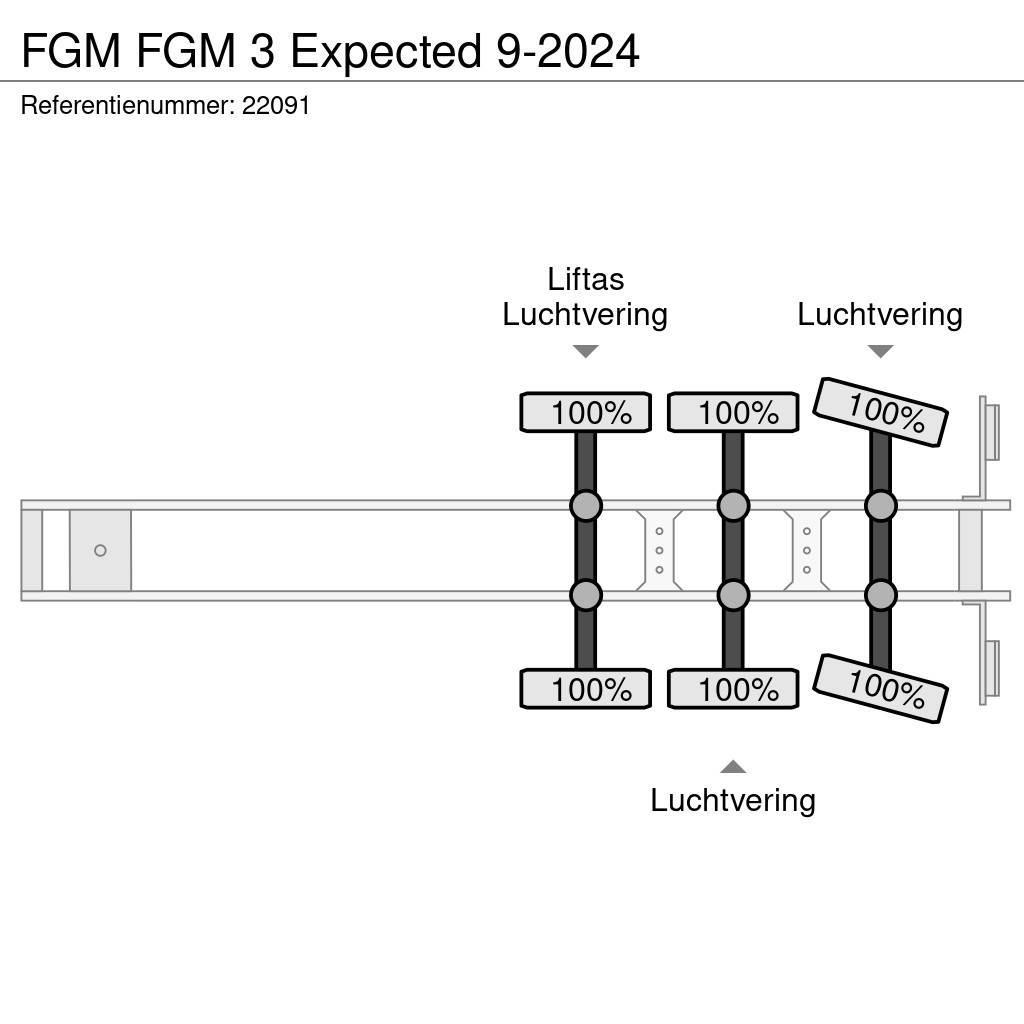 FGM 3 Expected 9-2024 Semi remorque plateau ridelle
