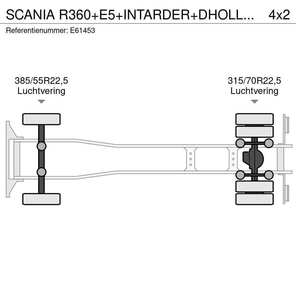 Scania R360+E5+INTARDER+DHOLLANDIA Chariots à câble démontable