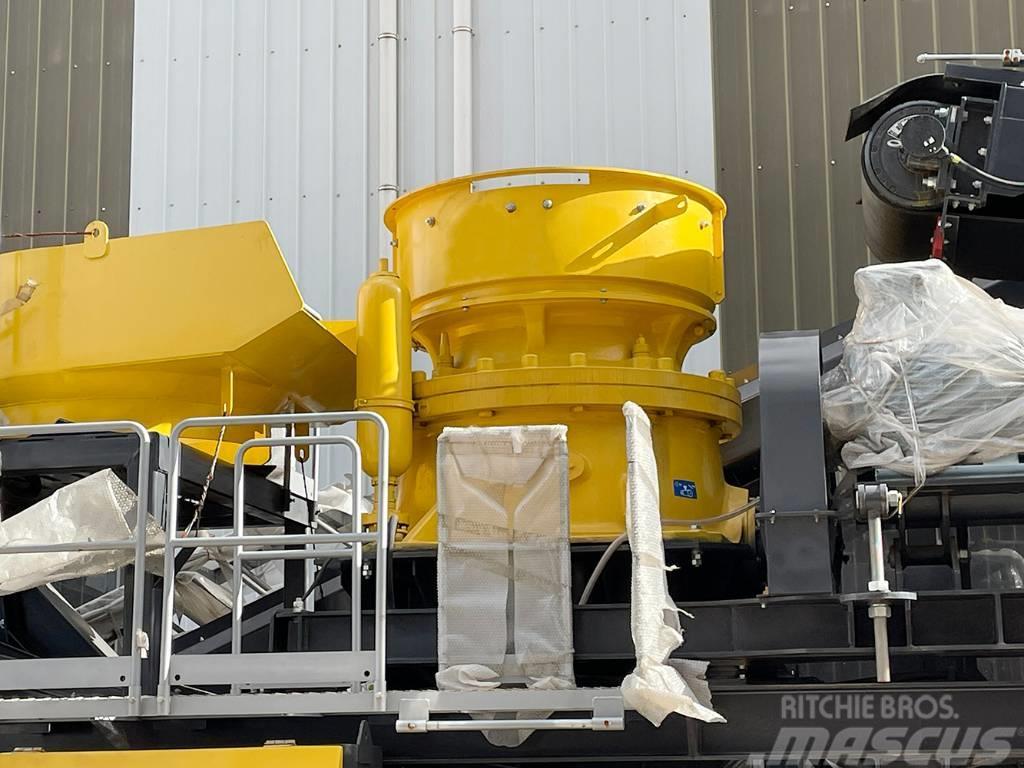 Kinglink Modular Skid Mounted CH430 Cone Crusher Plant Concasseur