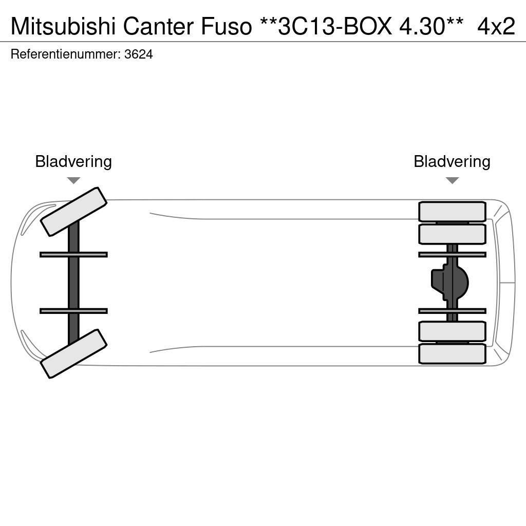 Mitsubishi Canter Fuso **3C13-BOX 4.30** Autre fourgon / utilitaire