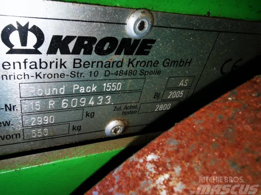 Krone Round Pack 1550 multi cut Presse à balle ronde