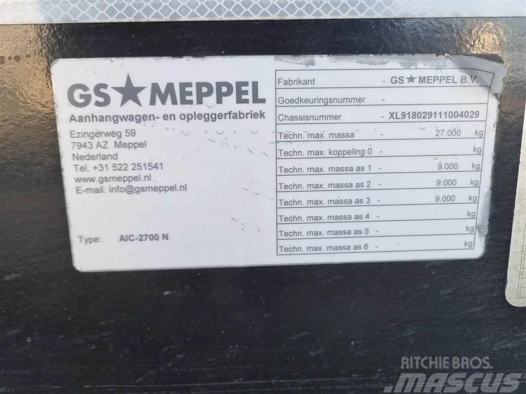 GS Meppel AIC-2700 N container aanhanger Remorque porte container