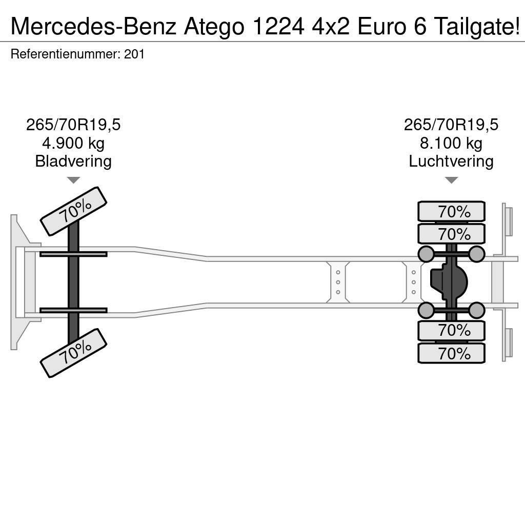 Mercedes-Benz Atego 1224 4x2 Euro 6 Tailgate! Camion Fourgon