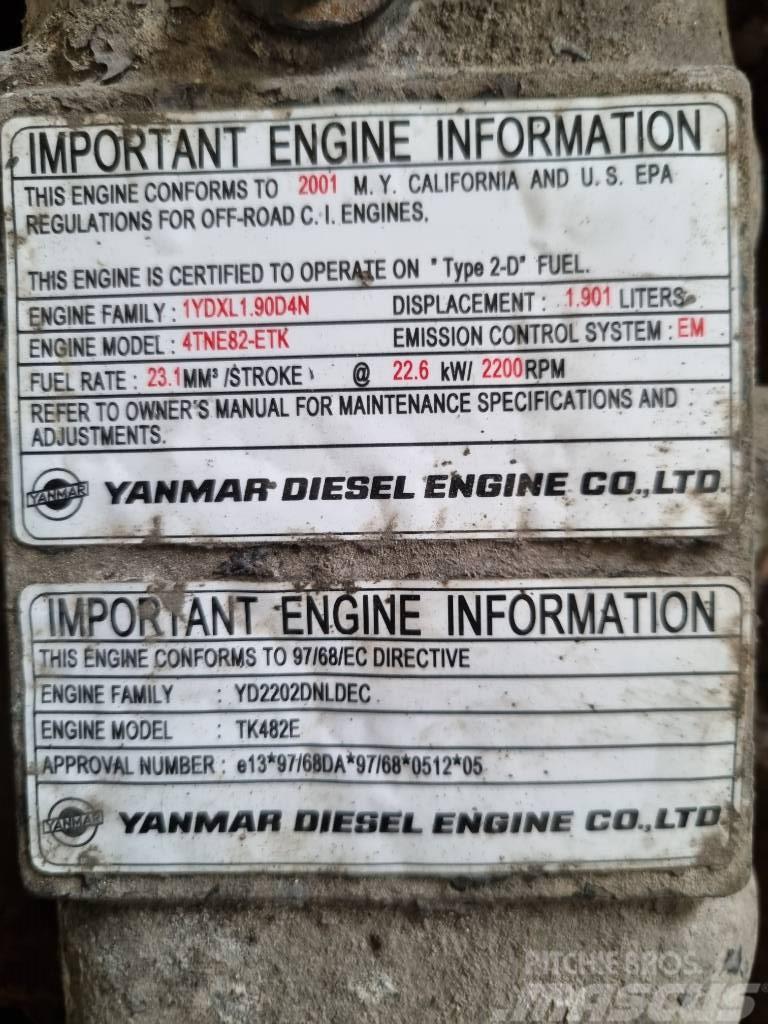 Yanmar DIESEL ENGINE TK482E Moteur