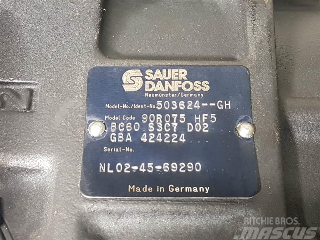 Sauer Danfoss 90R075HF5BC60 - 503624-GH - Drive pump/Fahrpumpe Hydraulique