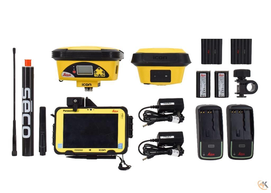 Leica iCG60 iCG70 450-470Mhz Base/Rover GPS w/ CC80 iCON Autres accessoires