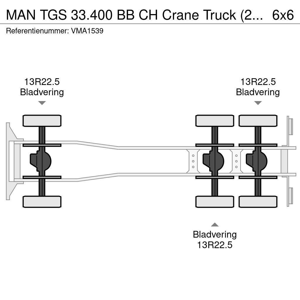 MAN TGS 33.400 BB CH Crane Truck (2 units) Grues tout terrain