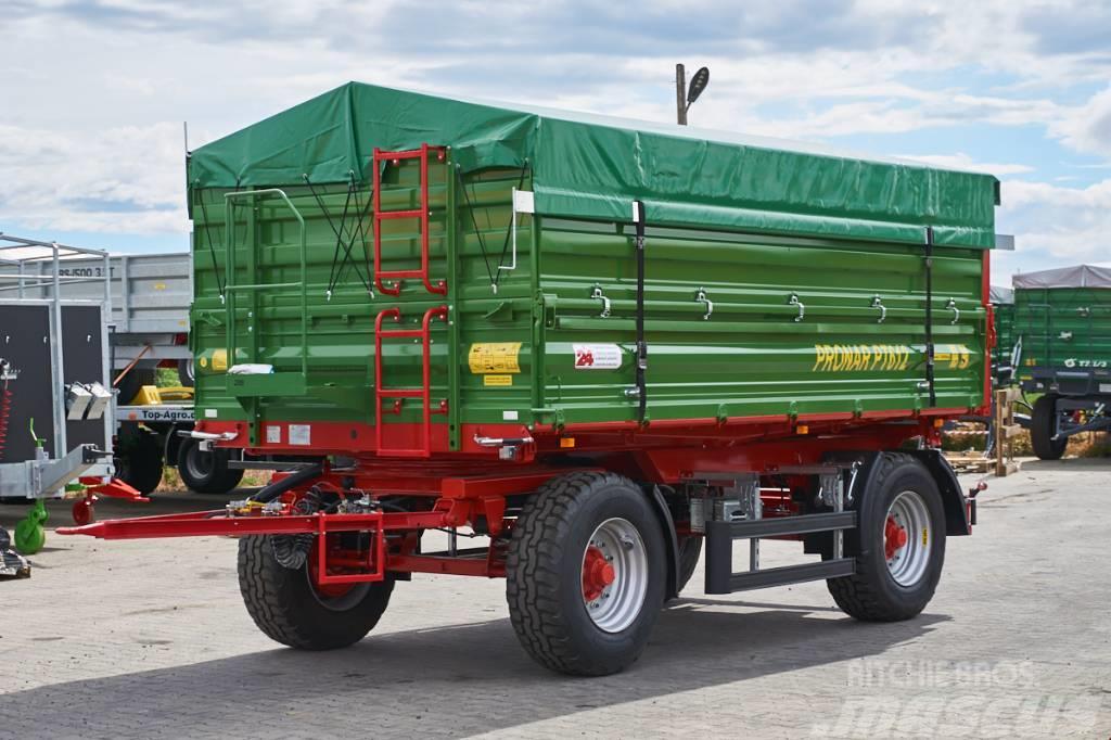 Pronar PT 612 / 12 tones tipping trailer / pallet wide Benne céréalière