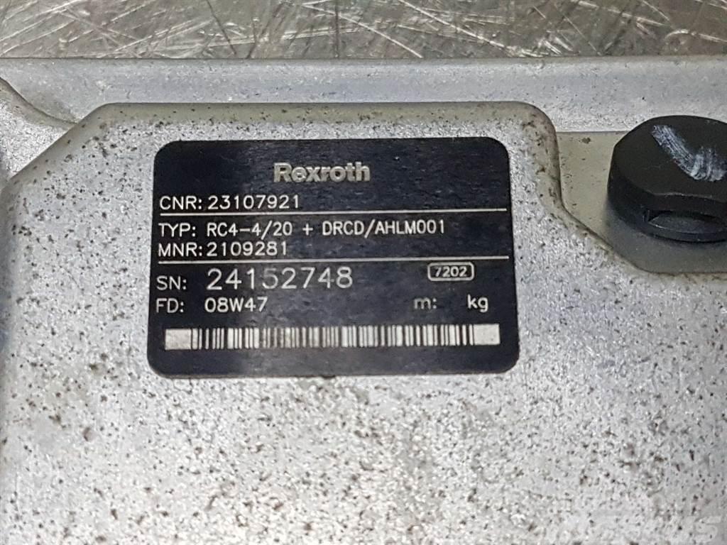 Ahlmann AZ150E-23107921-Rexroth RC4-4/20+DRCD-Control unit Electronique