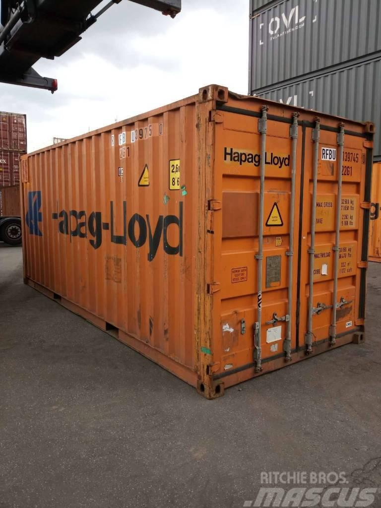  20' Lagercontainer/Seecontainer mit Lüftungsgitter Conteneurs de stockage