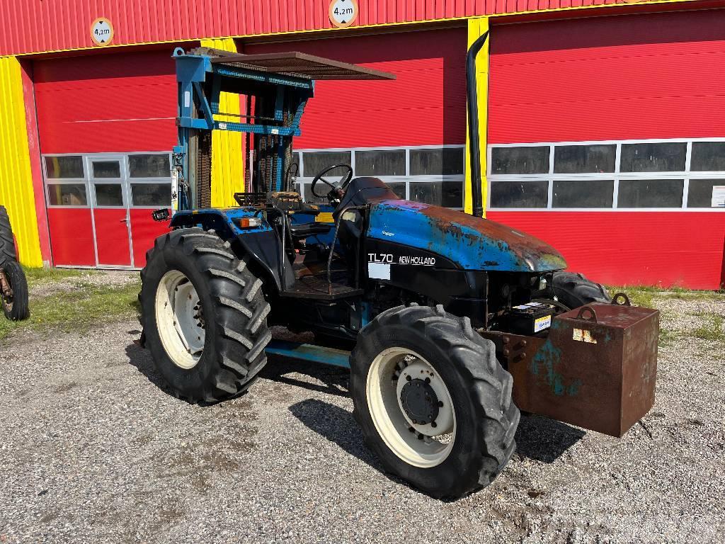 New Holland TL 70 Med Byggelift Tracteur