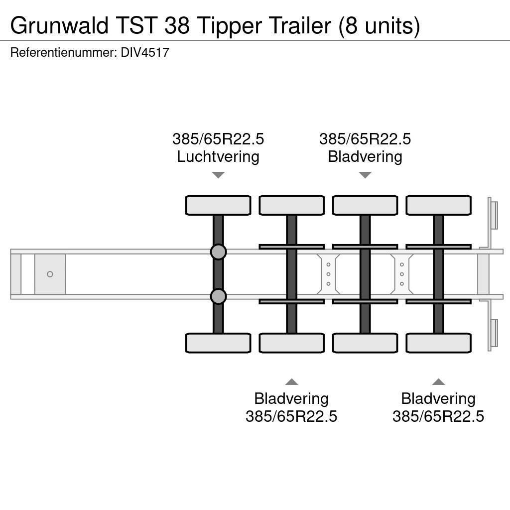 Grunwald TST 38 Tipper Trailer (8 units) Benne semi remorque