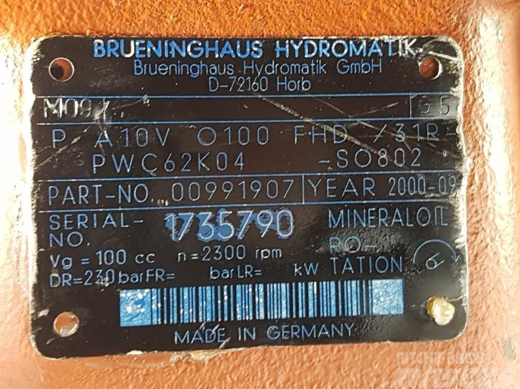 Brueninghaus Hydromatik P A10VO100FHD/31R-R910991907-Load sensing pump Hydraulique