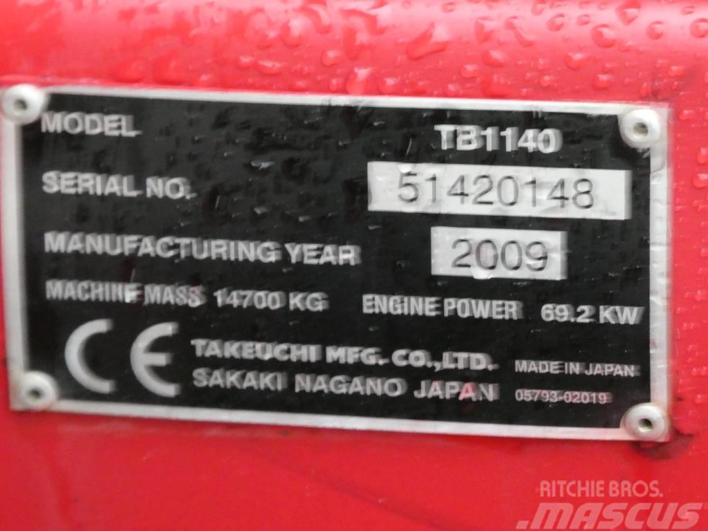 Takeuchi TB1140 + Palfinger PK 7501 + ENGCON Pelle sur chenilles
