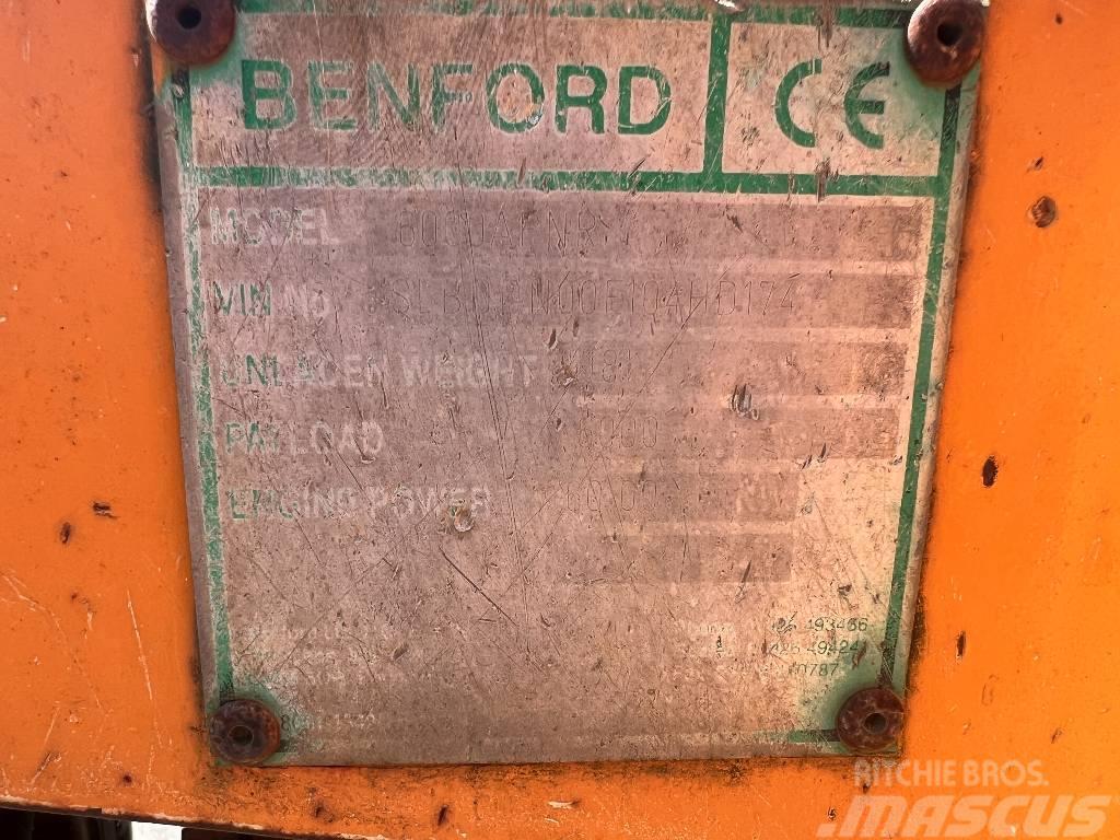 Benford 6000 PS 6T dömper Tombereau articulé