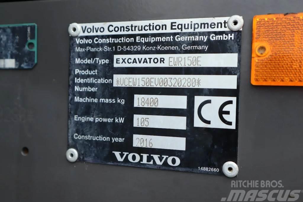 Volvo EWR 150 E | TILTROTATOR | BUCKET | OUTRIGGERS | TR Pelle sur pneus