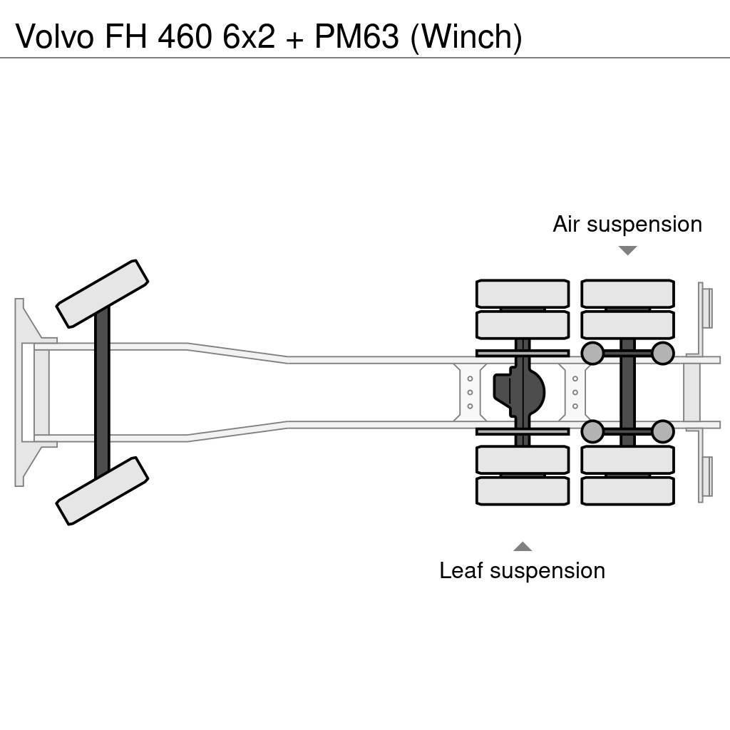 Volvo FH 460 6x2 + PM63 (Winch) Grues tout terrain