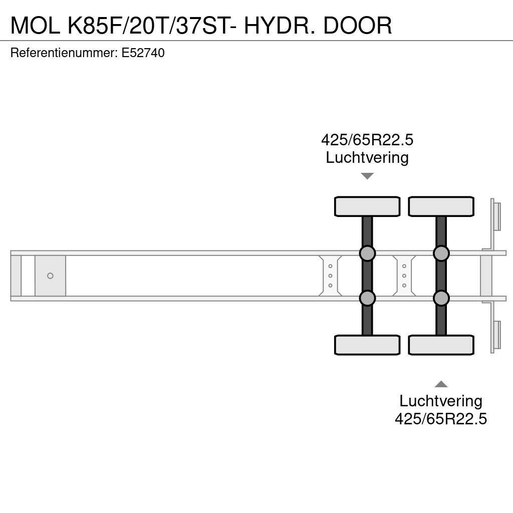 MOL K85F/20T/37ST- HYDR. DOOR Benne semi remorque