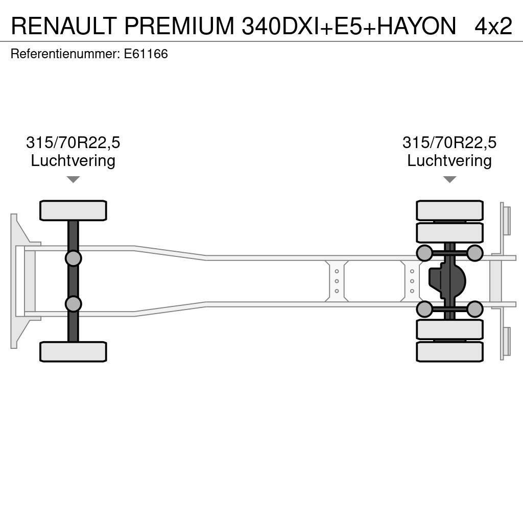 Renault PREMIUM 340DXI+E5+HAYON Camion Fourgon