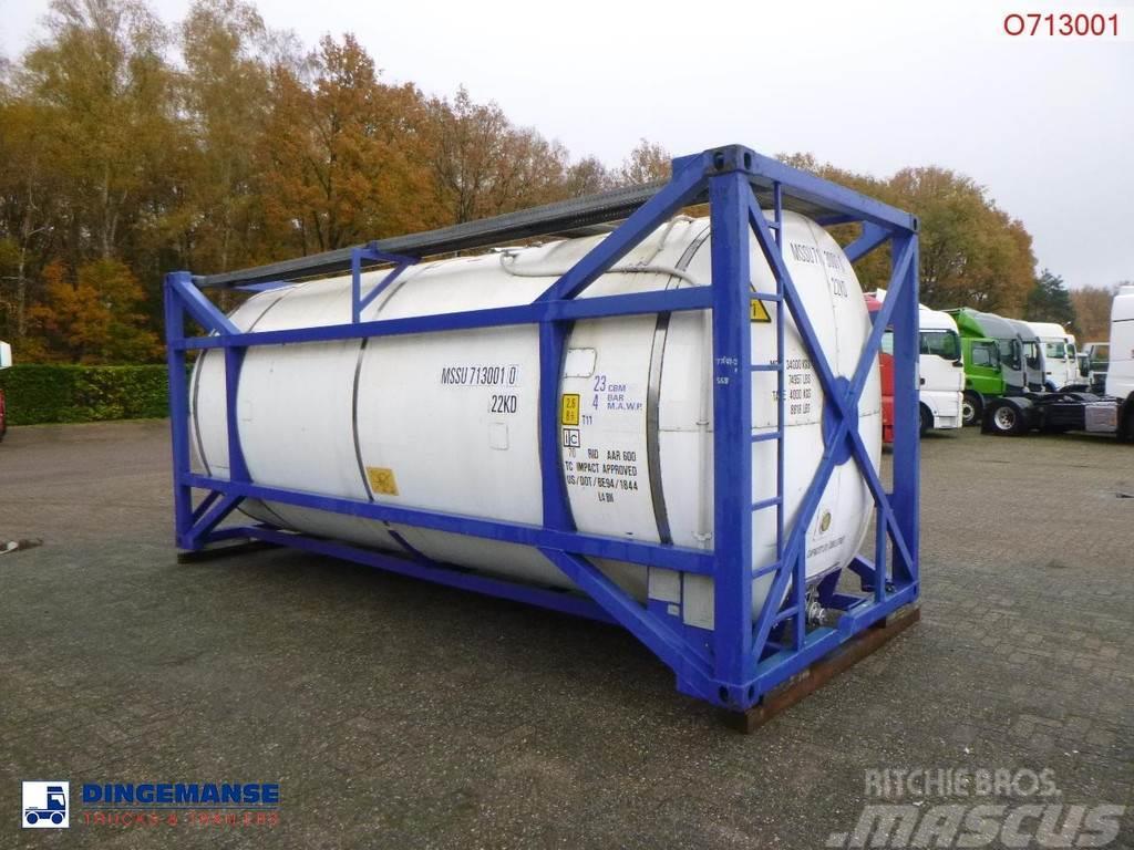  M Engineering Chemical tank container inox 20 ft / Conteneurs-citernes