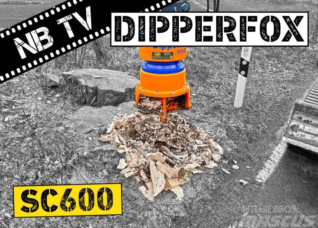 Dipperfox Baumstumpffräse SC600 -  60 Stümpfe pro Broyeur de souche