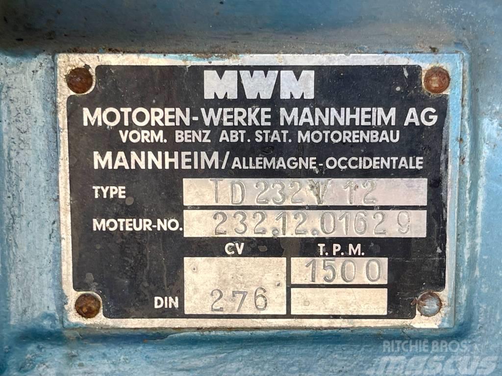 MWM 215 KVA V12 Genrator Générateurs diesel
