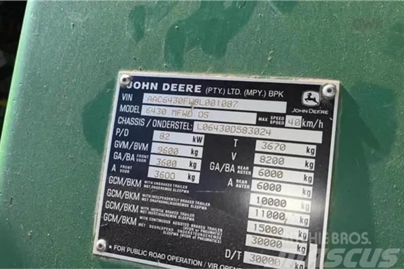 John Deere 6430 Tracteur