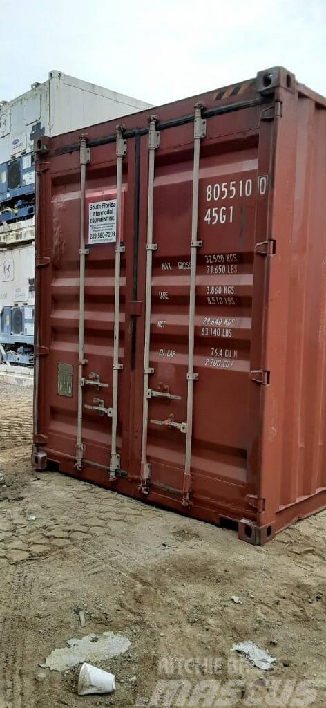 CIMC 40 Foot High Cube Used Shipping Container Remorque porte container