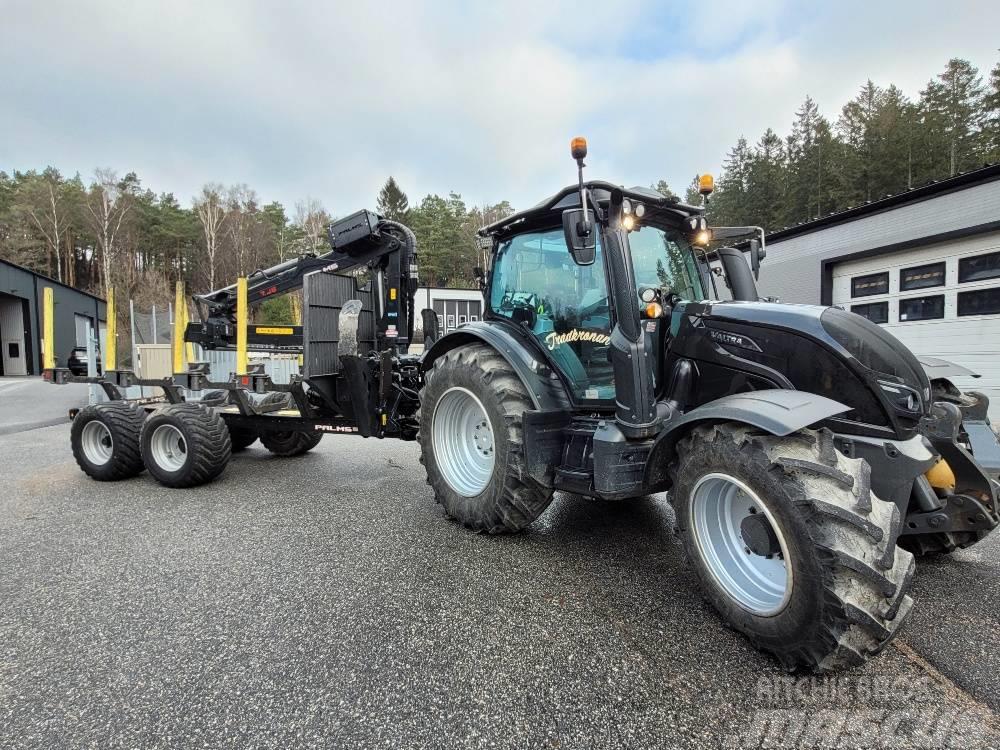 Valtra N 154 e Versu TwinTrac + Palms 13 U Tracteurs forestiers