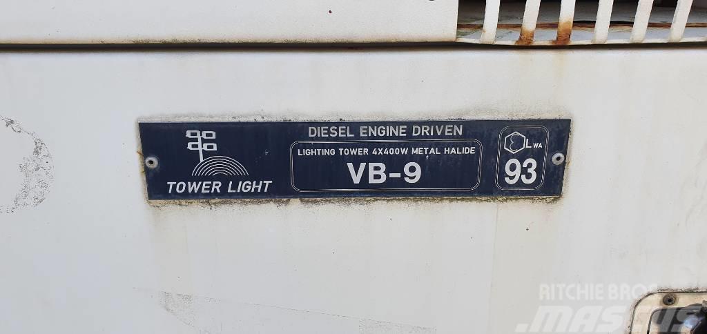 Towerlight VB-9 világítótorony/aggregátor Générateurs diesel