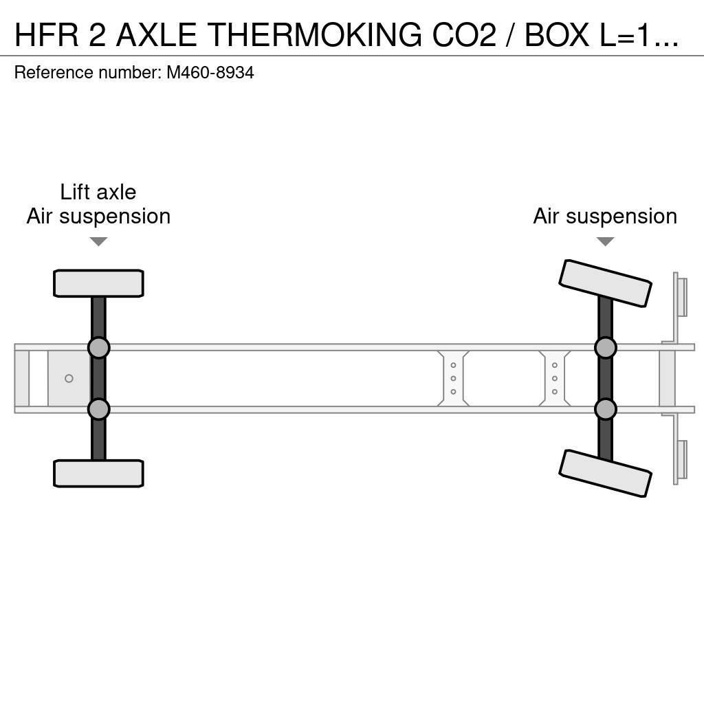 HFR 2 AXLE THERMOKING CO2 / BOX L=12699 mm Semi remorque frigorifique