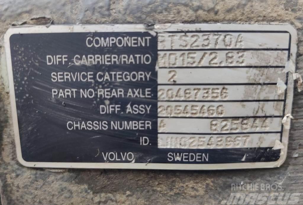 Volvo FH4 RTS2370A DRIVEN AXLE RAT 2.83 20487356, 205454 Essieux