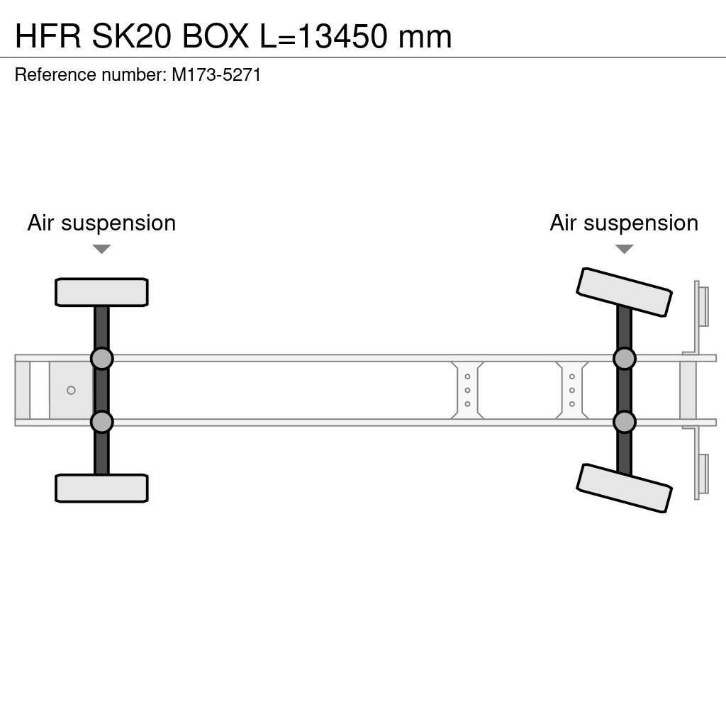 HFR SK20 BOX L=13450 mm Semi remorque fourgon