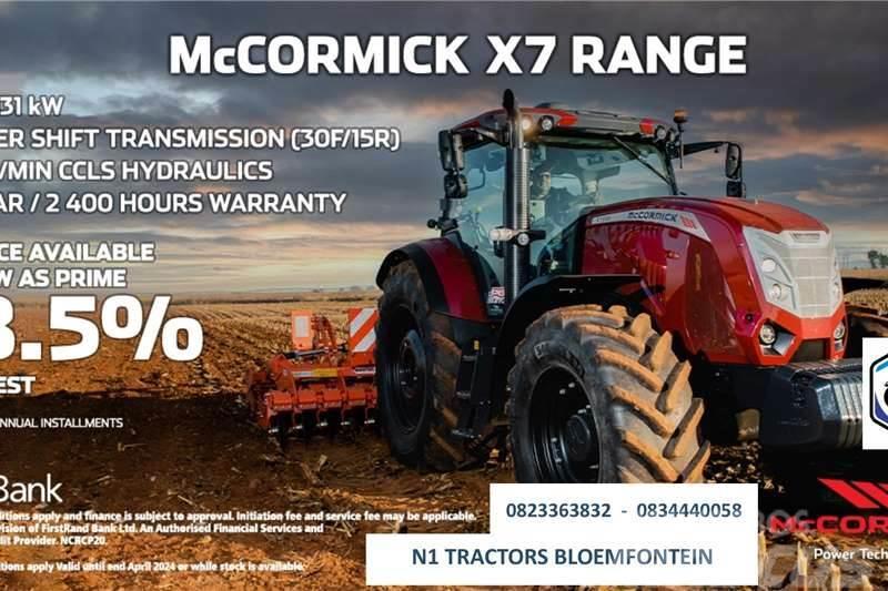 McCormick PROMO - McCormick X7 Range 121 - 131kW Tracteur