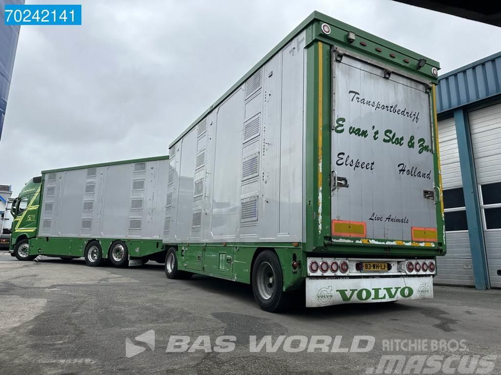 Volvo FH 540 6X2 NL-Truck Cattle transport I-Park Cool A Camion Bétaillère