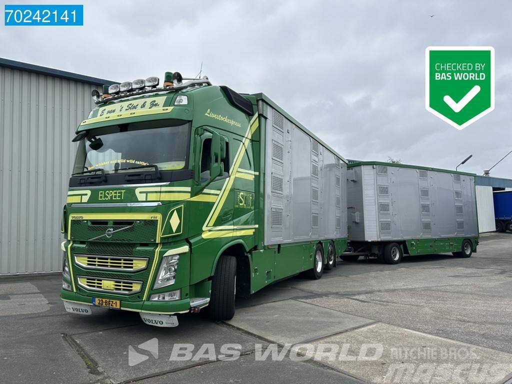 Volvo FH 540 6X2 NL-Truck Cattle transport I-Park Cool A Camion Bétaillère