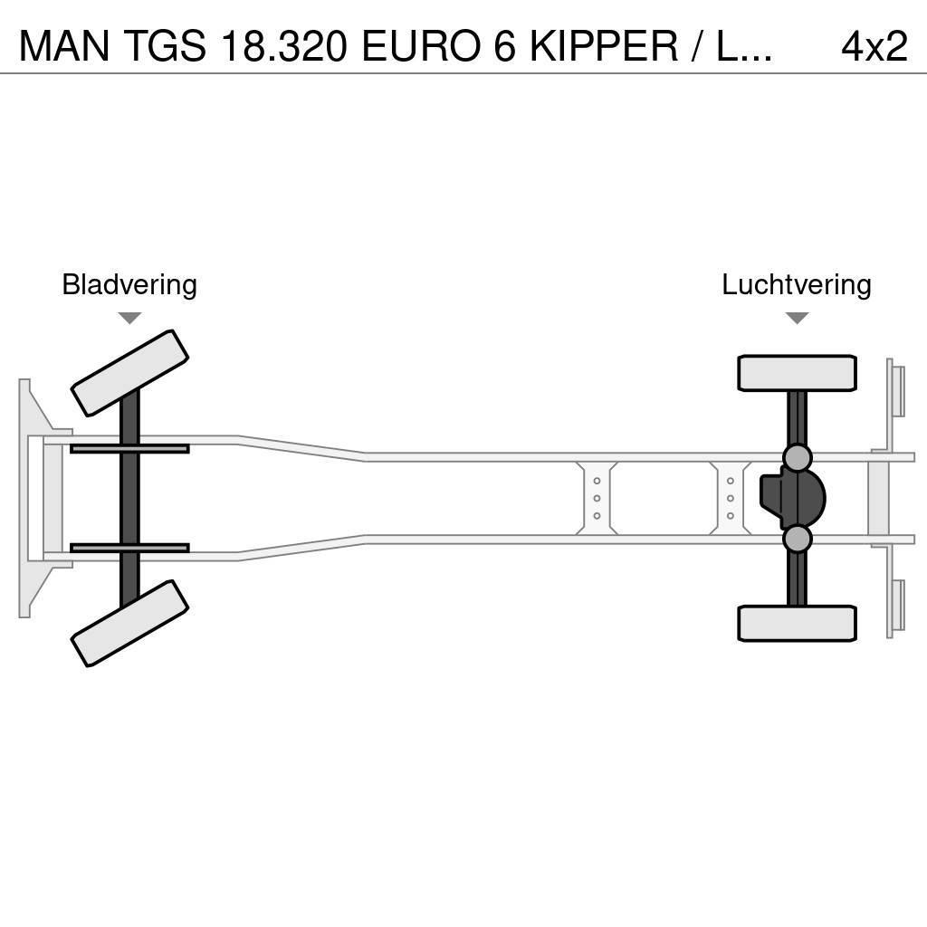 MAN TGS 18.320 EURO 6 KIPPER / LOW KM / 2 ZIJDIGE KIPP Camion benne